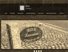 Tablet Screenshot of bdk-kasseien.be